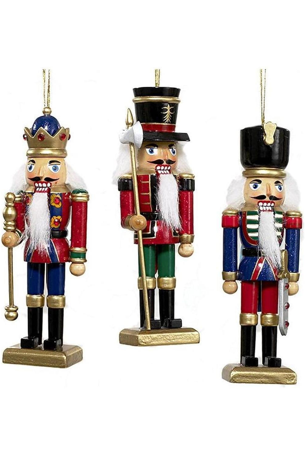 5" Classic Wooden Nutcracker Ornament