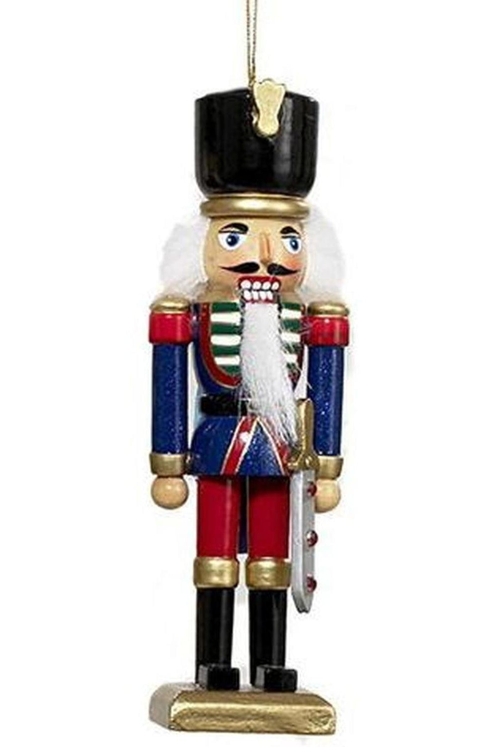 5" Classic Wooden Nutcracker Ornament