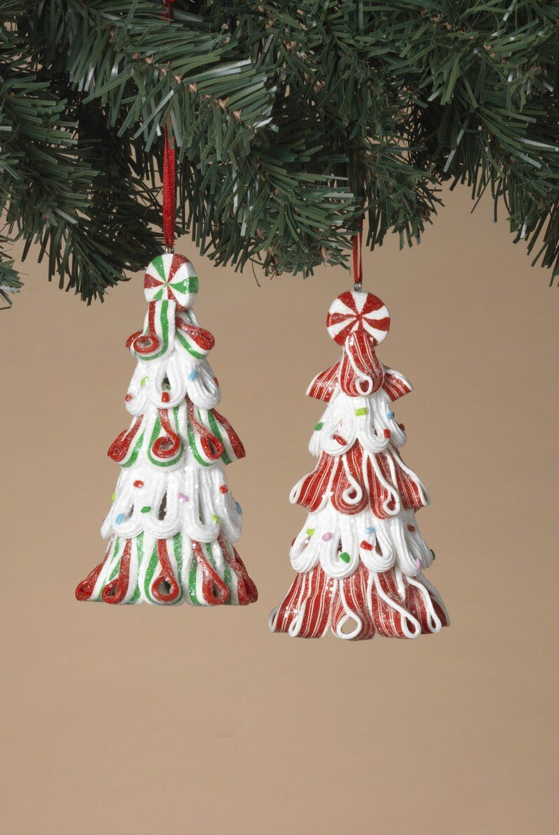 Shop For 5" Clay Dough Holiday Candy Tree Ornament (Set of 2)