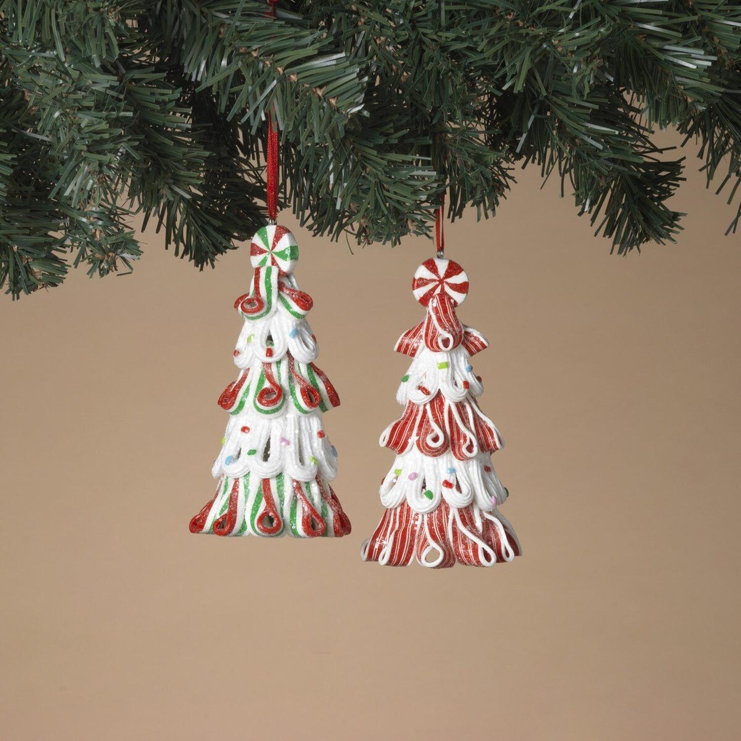 Shop For 5" Clay Dough Holiday Candy Tree Ornament (Set of 2)