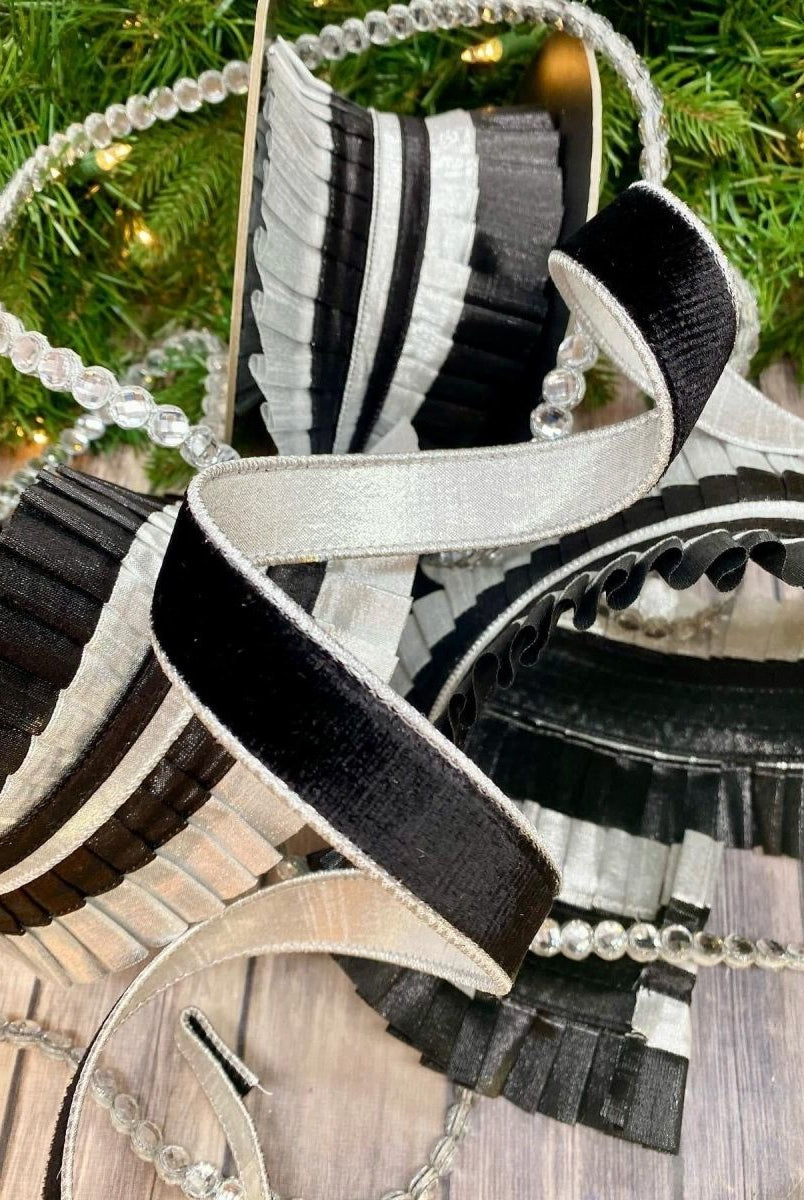 Shop For .5" Crown Jewel Garland Ribbon: Crystal (10 Yards) at Michelle's aDOORable Creations