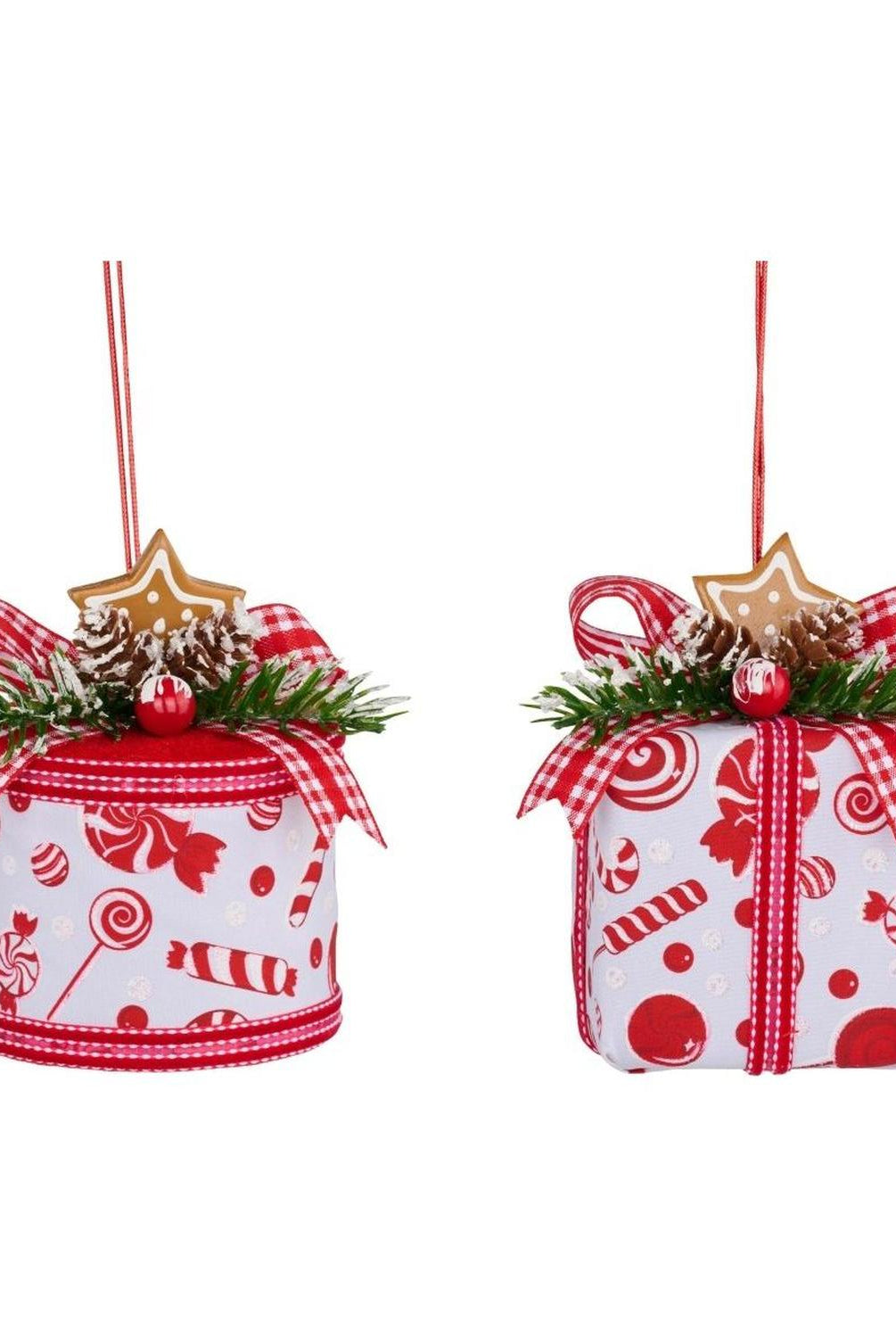 5" Gingerbread Gift Box Ornament