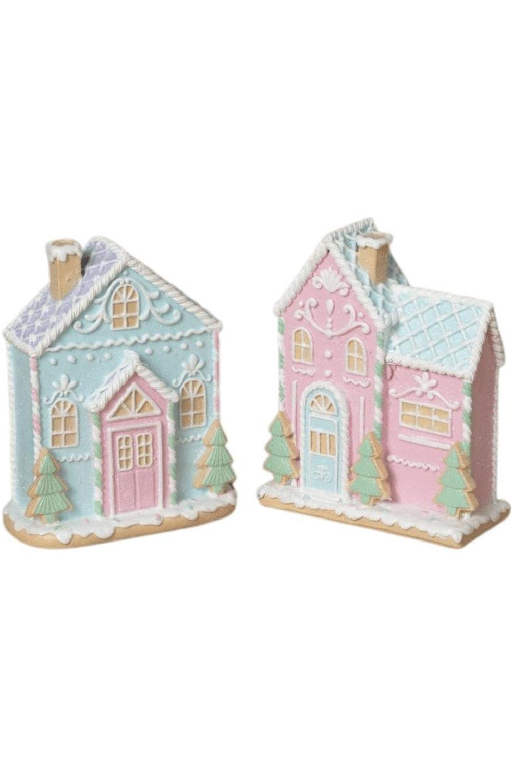 5" Glitter Holiday Ice Cream House