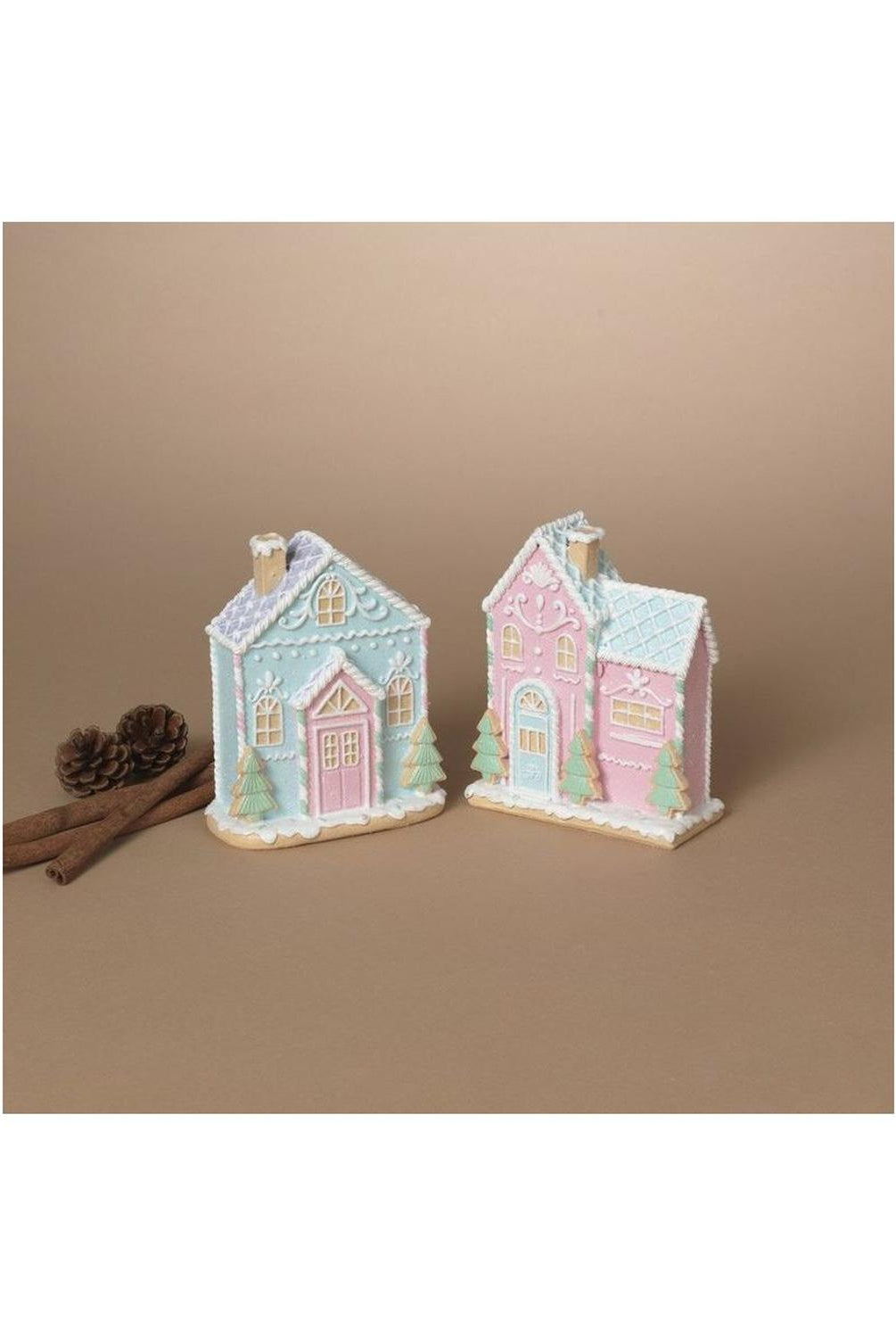 5" Glitter Holiday Ice Cream House