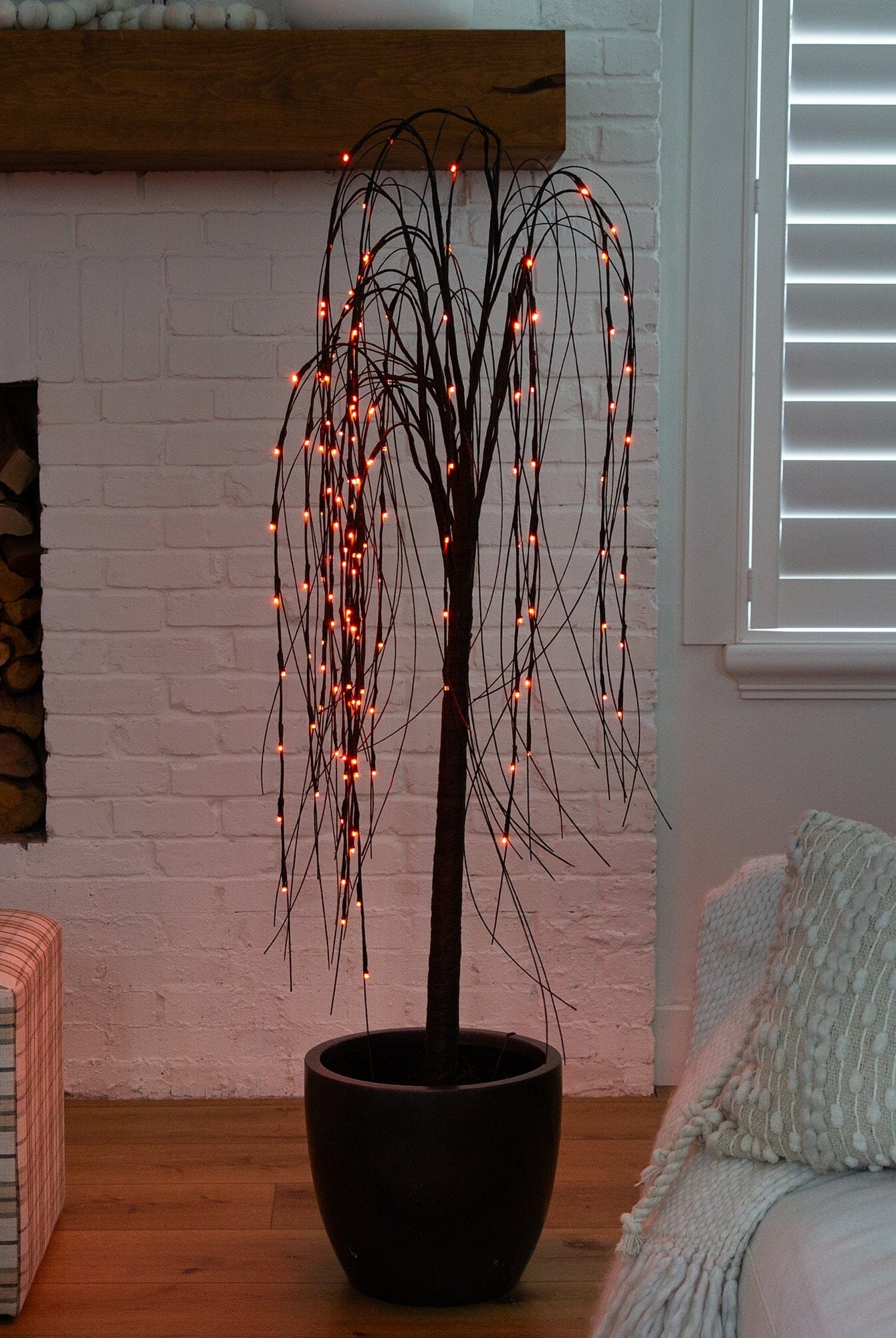 Shop For 5’ Pre - Lit Halloween Black Willow Artificial Fall Tree