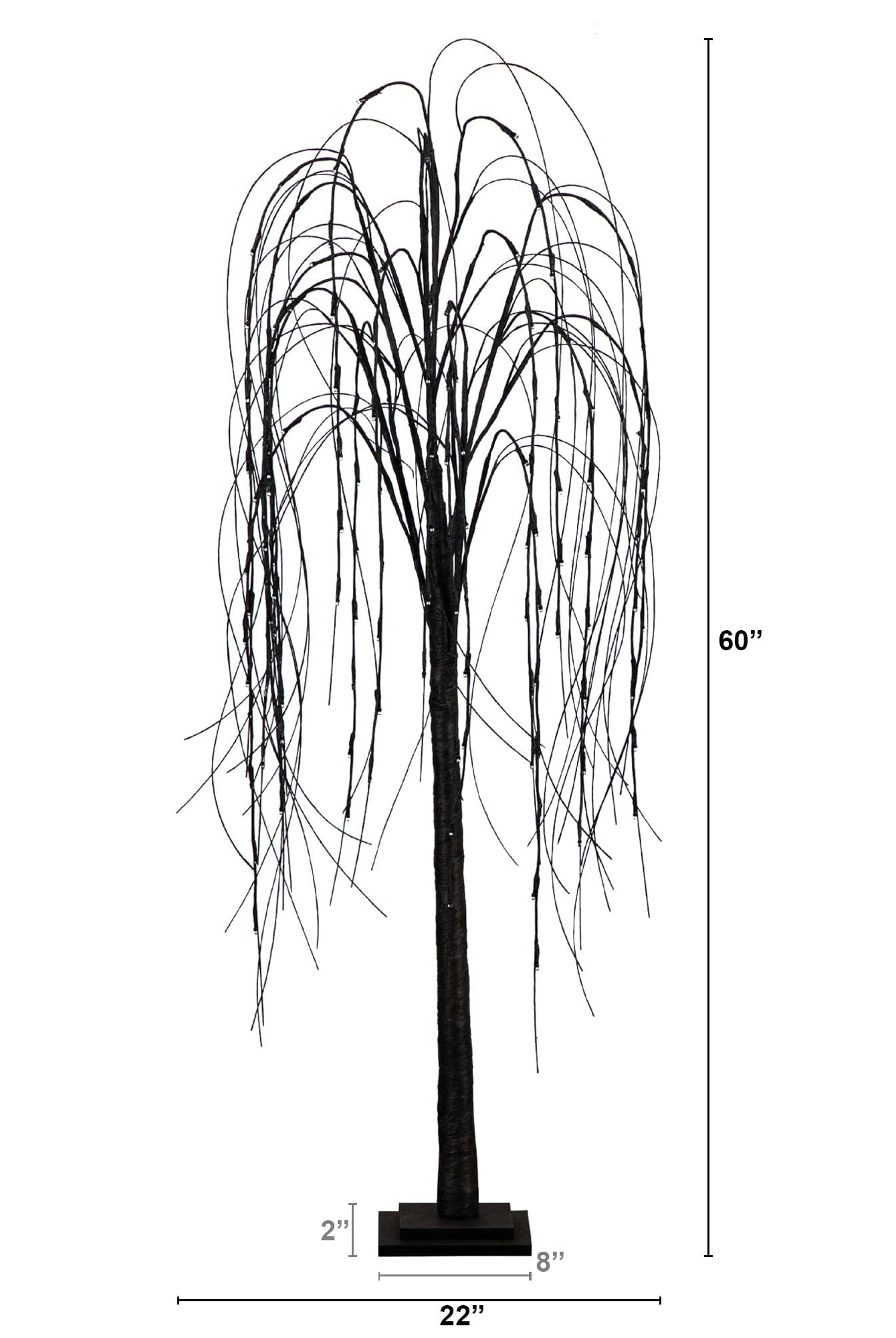 Shop For 5’ Pre - Lit Halloween Black Willow Artificial Fall Tree