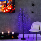 Shop For 5’ Pre - Lit Halloween Black Willow Artificial Fall Tree