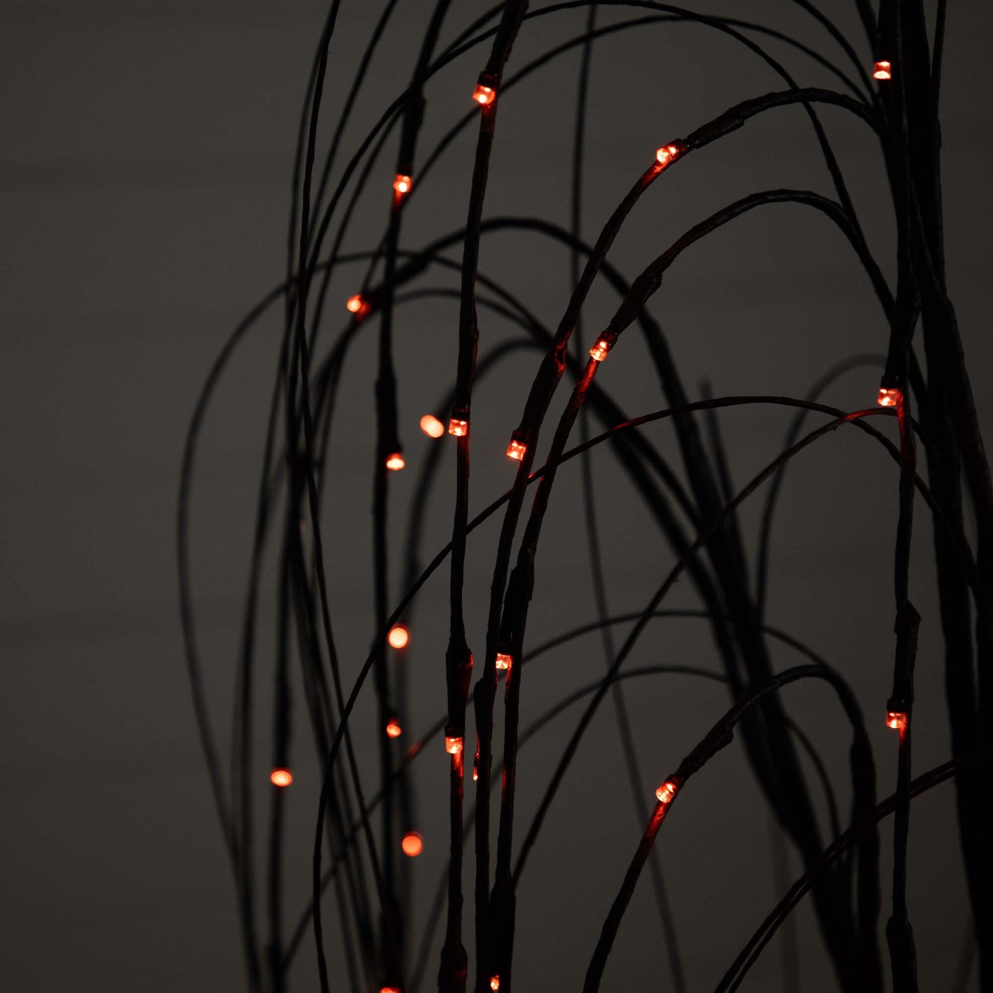 Shop For 5’ Pre - Lit Halloween Black Willow Artificial Fall Tree