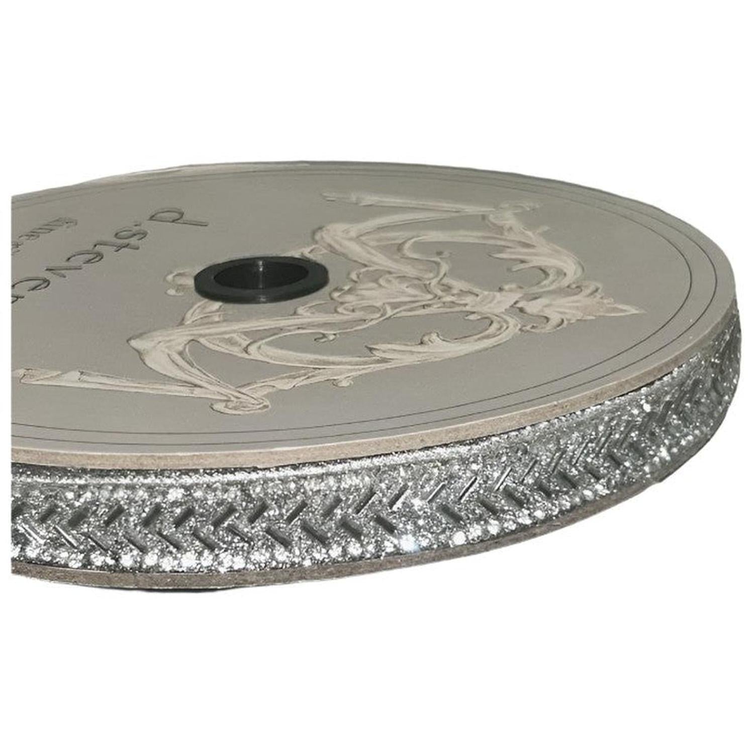 .5" Silver Bead Chevron Ribbon