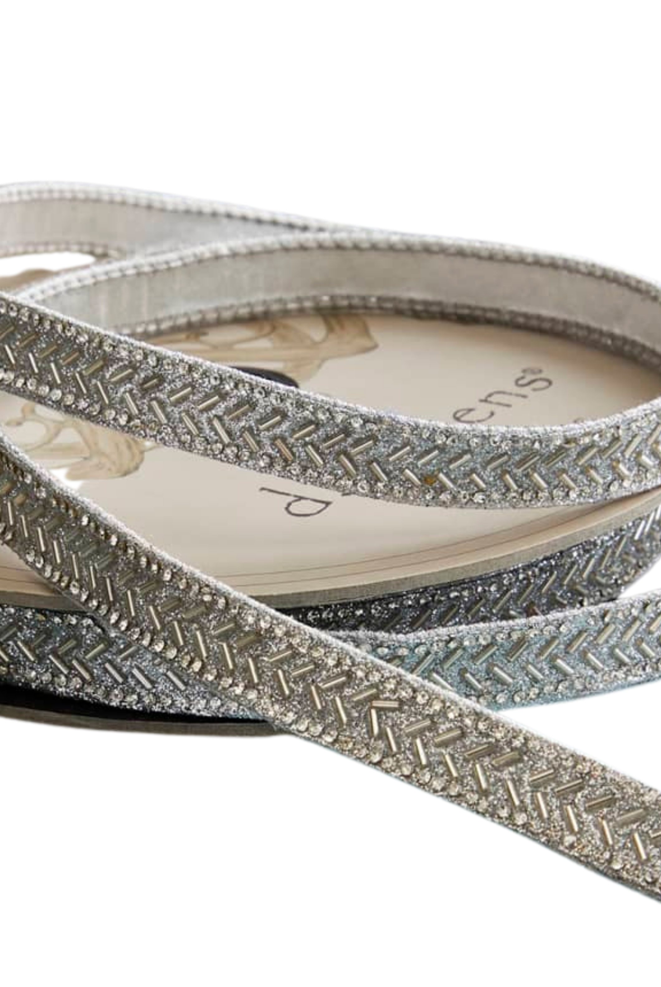 Shop For .5" Silver Bead Chevron Ribbon