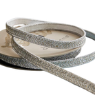 Shop For .5" Silver Bead Chevron Ribbon
