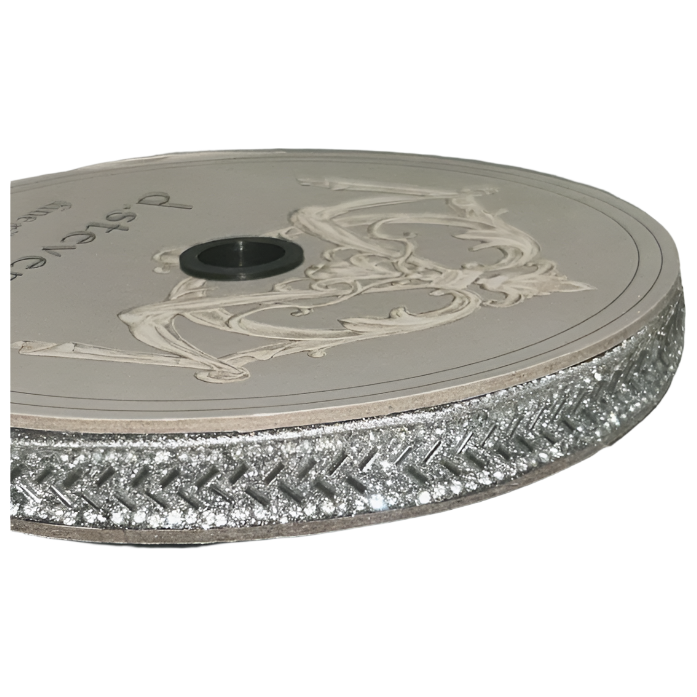 Shop For .5" Silver Bead Chevron Ribbon