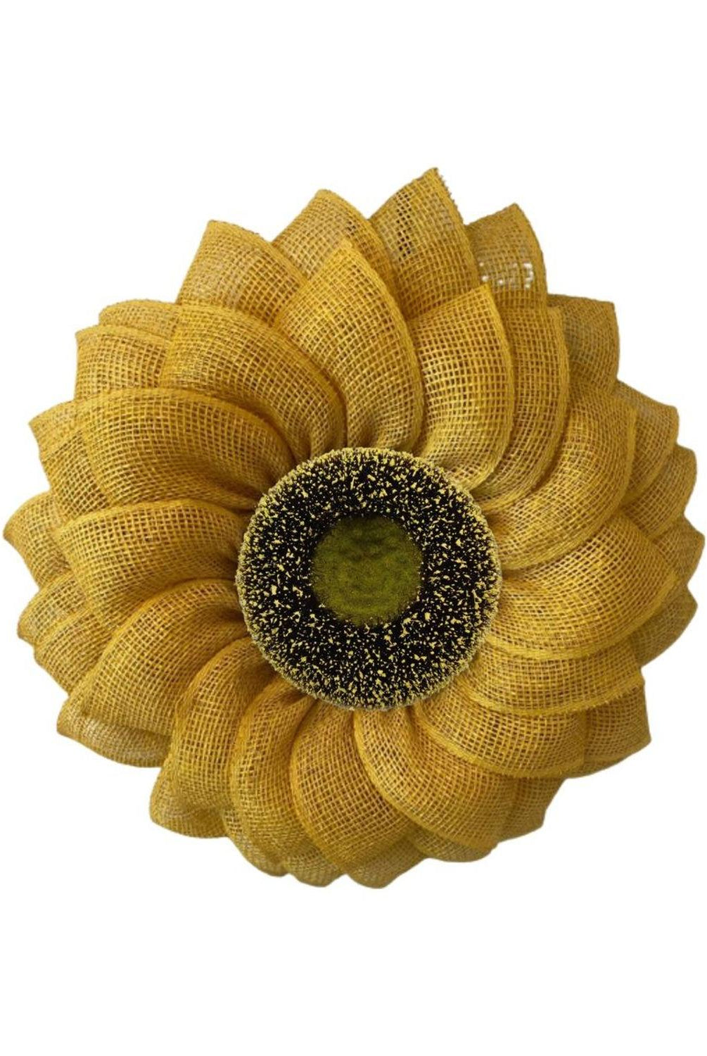 5" Sunflower Flower Center: Yellow/Black