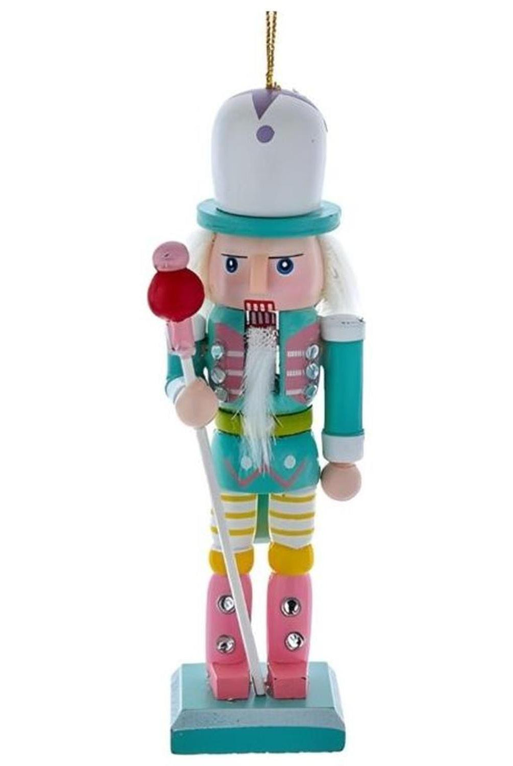 5" Wooden Pastel Nutcracker Ornaments