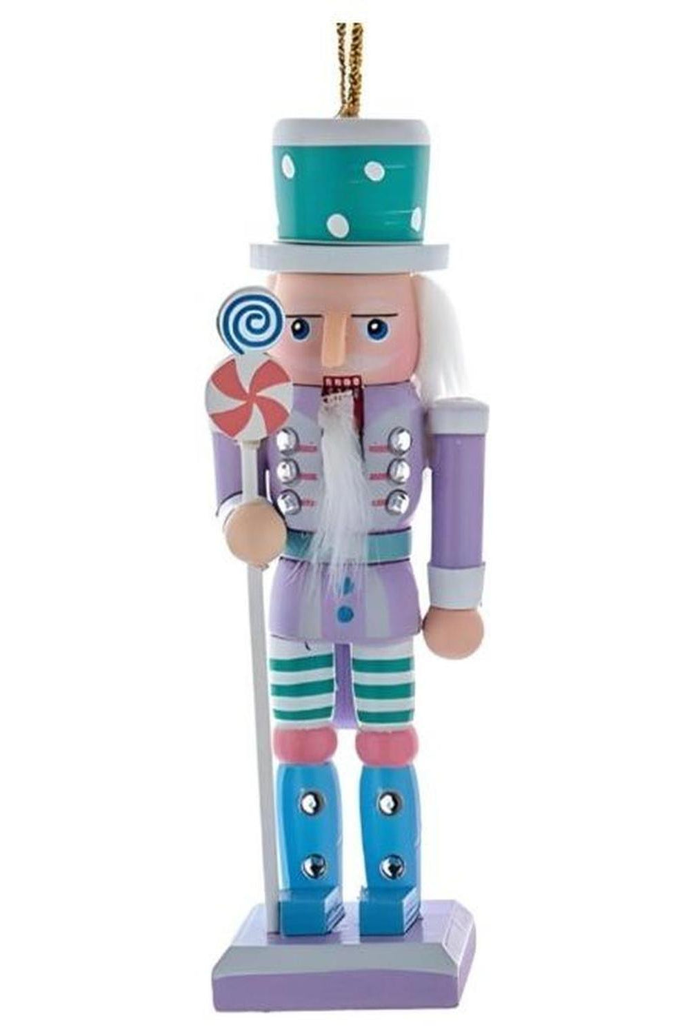 5" Wooden Pastel Nutcracker Ornaments