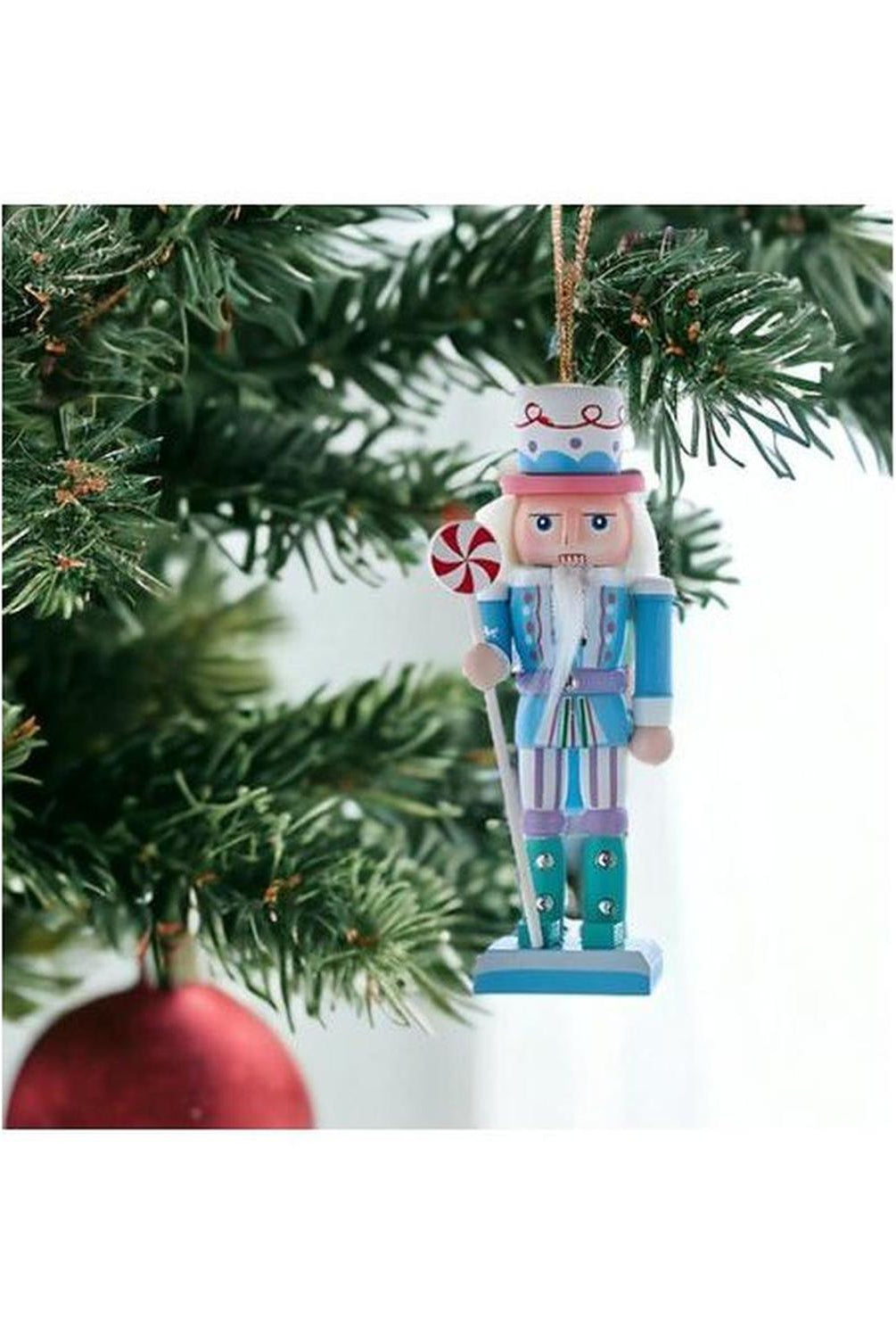 5" Wooden Pastel Nutcracker Ornaments