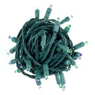 Shop For 50 5mm ColorSplash Bahamas Blue, Green, Teal LED Christmas Lights, 6" Spacing