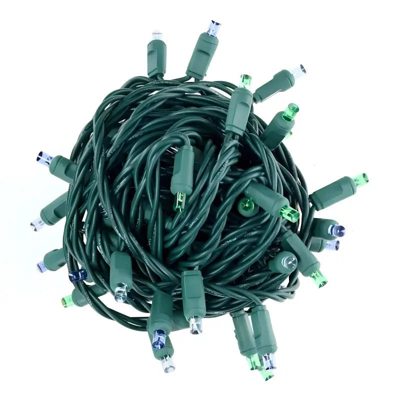 Shop For 50 5mm ColorSplash Bahamas Blue, Green, Teal LED Christmas Lights, 6" Spacing