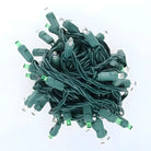 Shop For 50 5mm ColorSplash Winter Warm White, Cool White, Green LED Christmas Lights, 6" Spacing