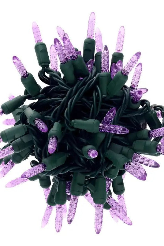 Shop For 50 M5 Purple LED Christmas Lights, 4" Spacing