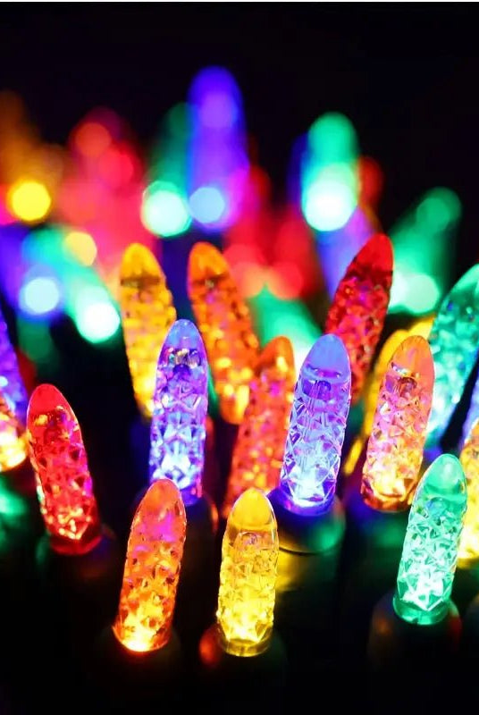 Shop For 50 Multicolor LED Christmas Lights, 4" Spacing