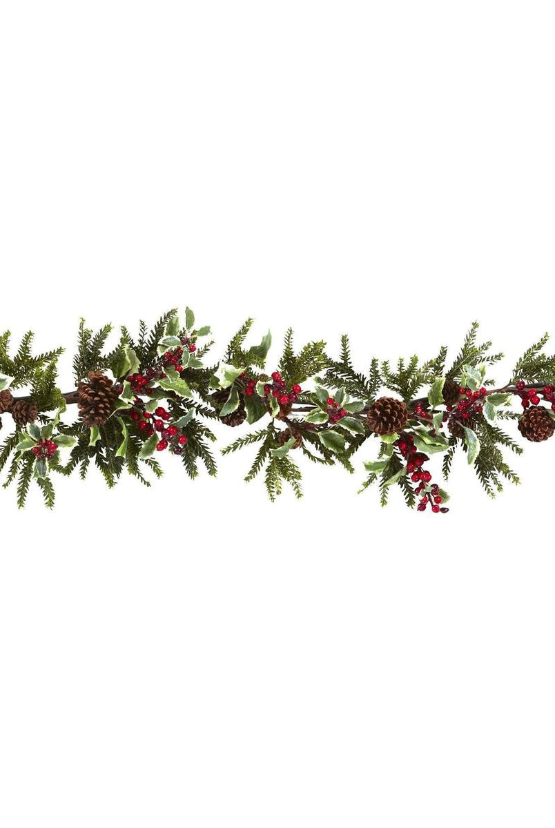 Shop For 54” Holly Berry Garland