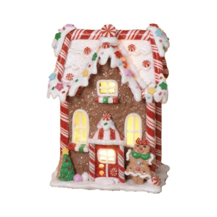 Shop For 5.5" Battery Operated Claydough Gingerbread House