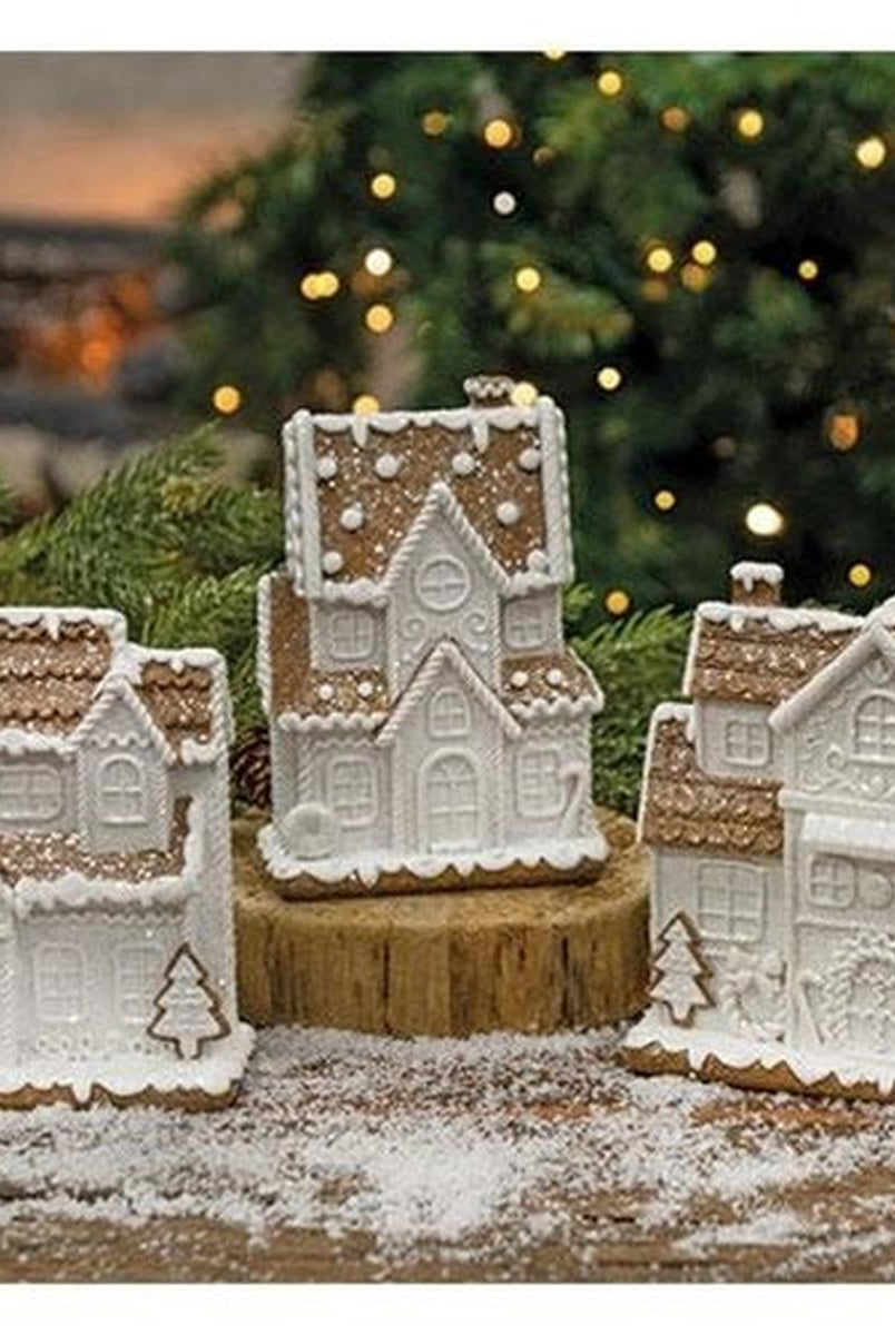 Shop For 5.5" Glitter Gingerbread Holiday Townhouse
