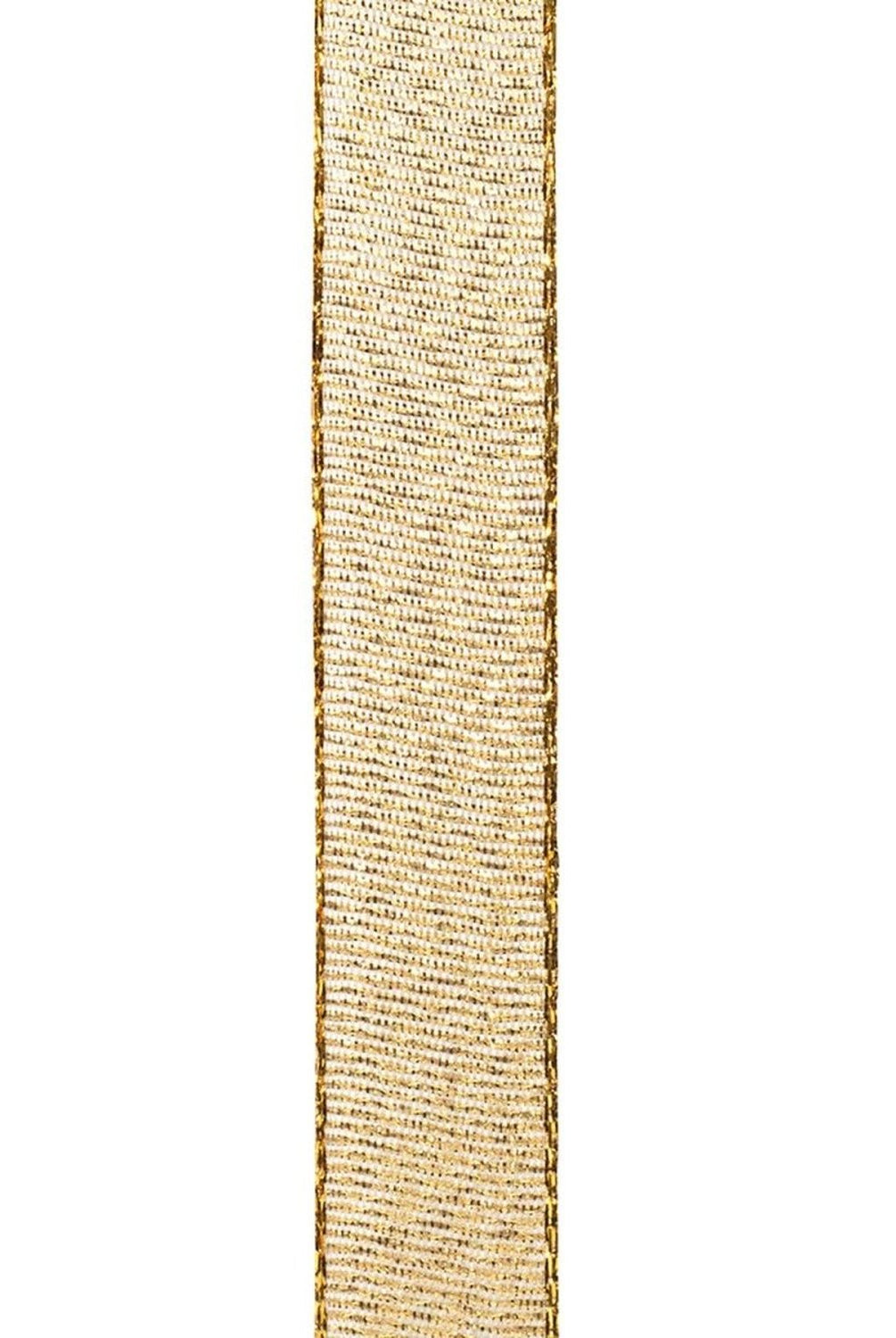 Shop For 5/8in Glimmer Ribbon: Gold (10 Yards)