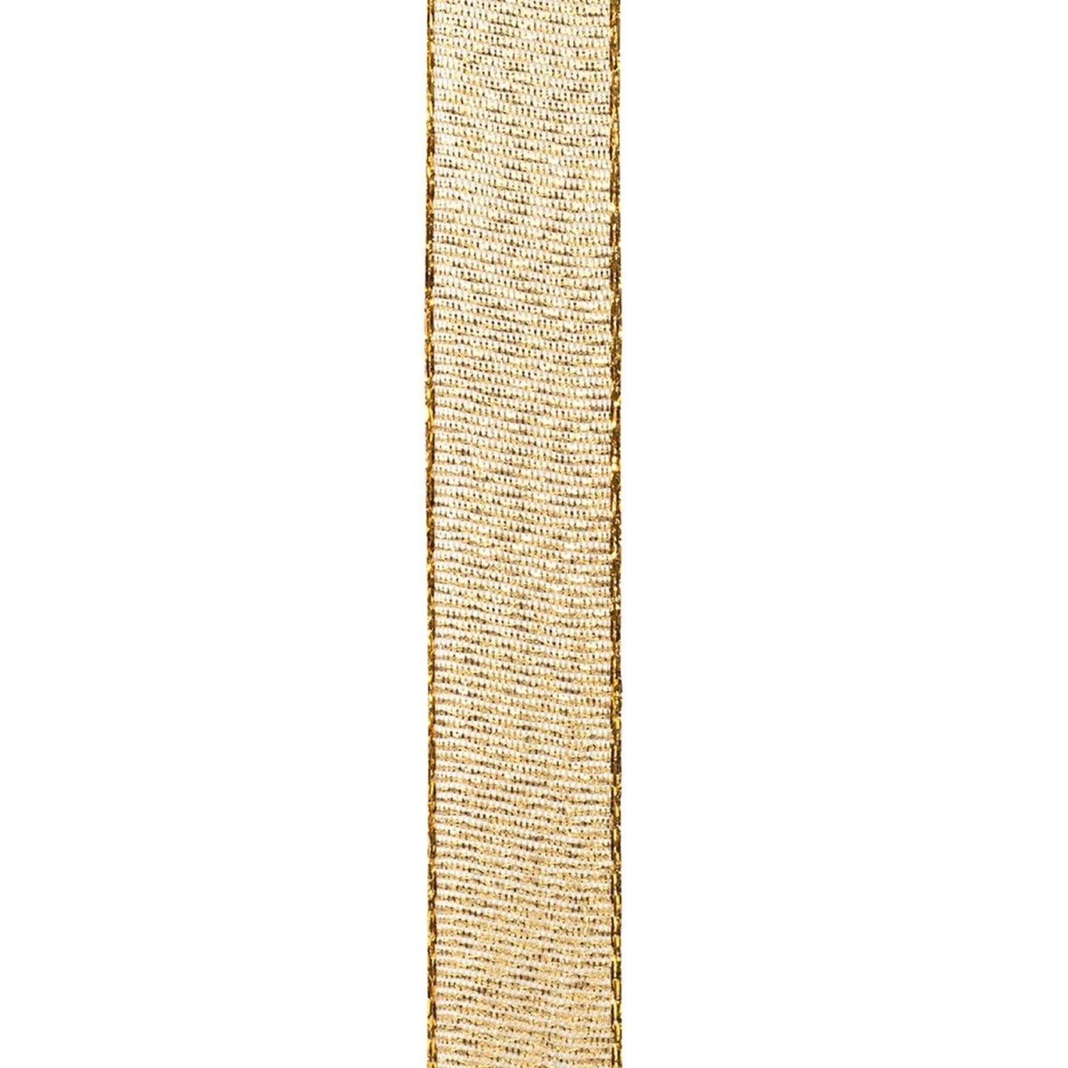 Shop For 5/8in Glimmer Ribbon: Gold (10 Yards)