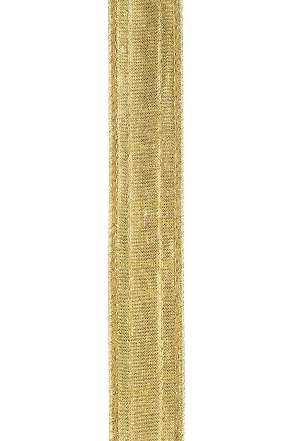 5/8in Metallic Dupioni Jewel Ribbon: Green (5 Yards)