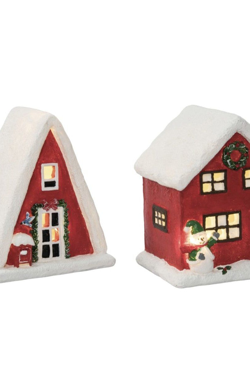 Shop For 5in Light Up Holiday Barn Ornaments (Asst)