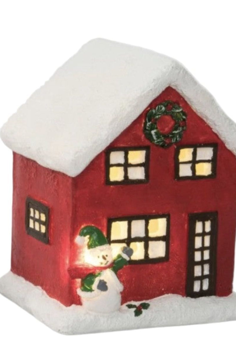 Shop For 5in Light Up Holiday Barn Ornaments (Asst)