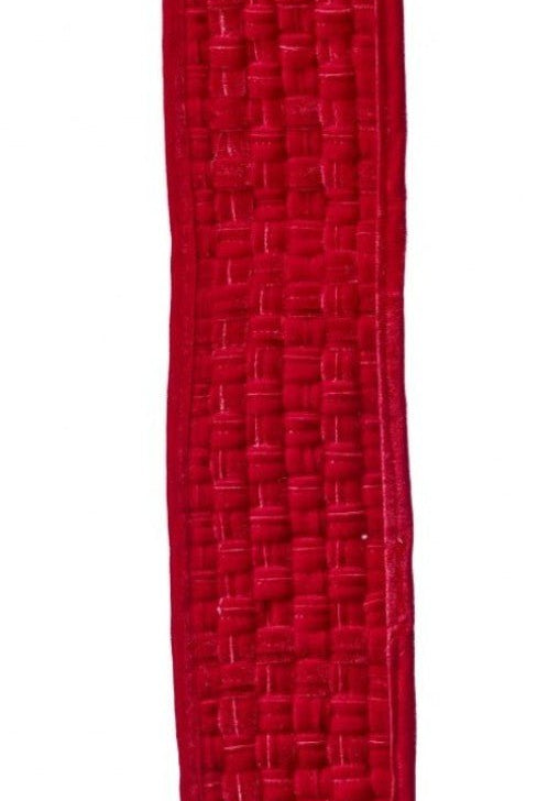 Shop For 5in Velvet Braided Ribbon: Red (3 Yards)