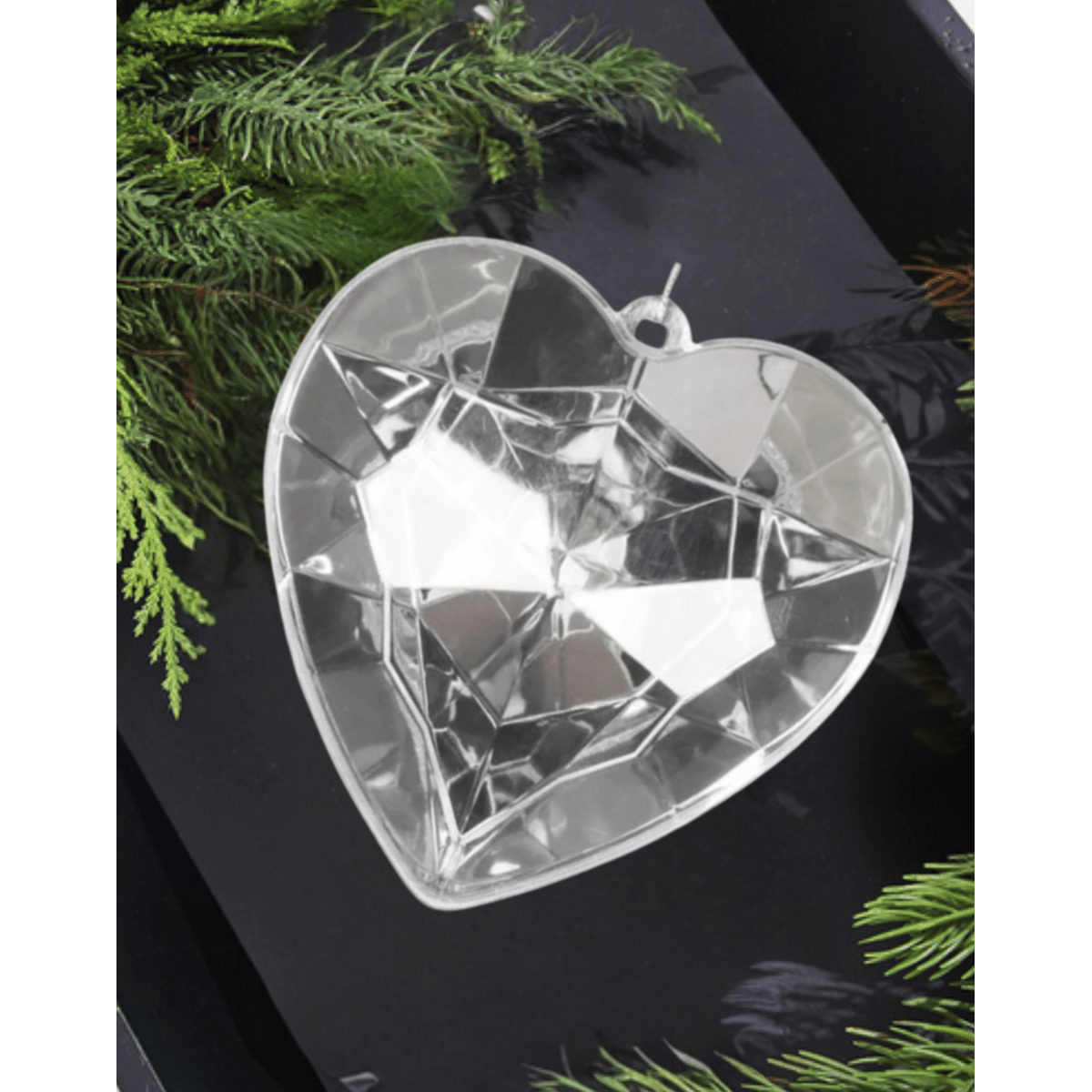 Shop For 6" Acrylic Heart Jewel Ornament: Crystal