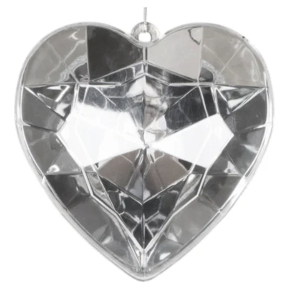 Shop For 6" Acrylic Heart Jewel Ornament: Crystal