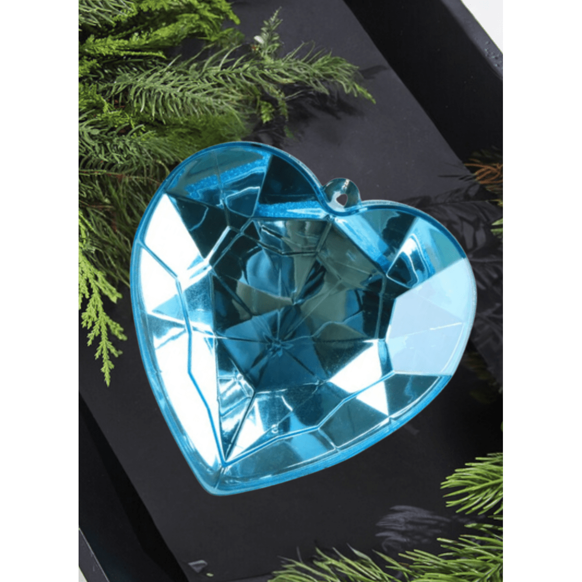 Shop For 6" Acrylic Heart Jewel Ornament: Light Blue