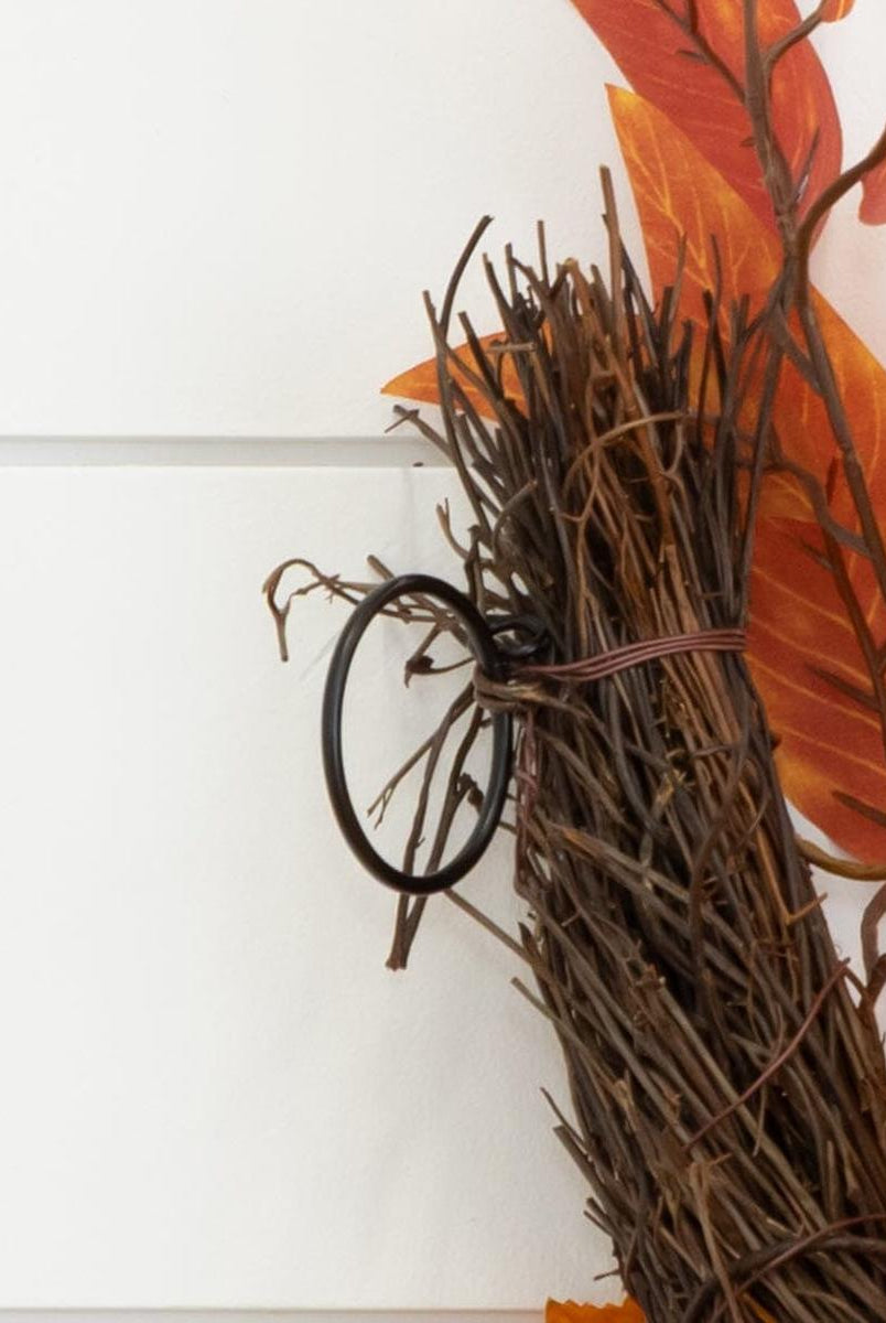 Shop For 6’ Assorted Autumn Maple Leaves, Pumpkins, Gourds, Berries and Pinecone Artificial Fall Garland