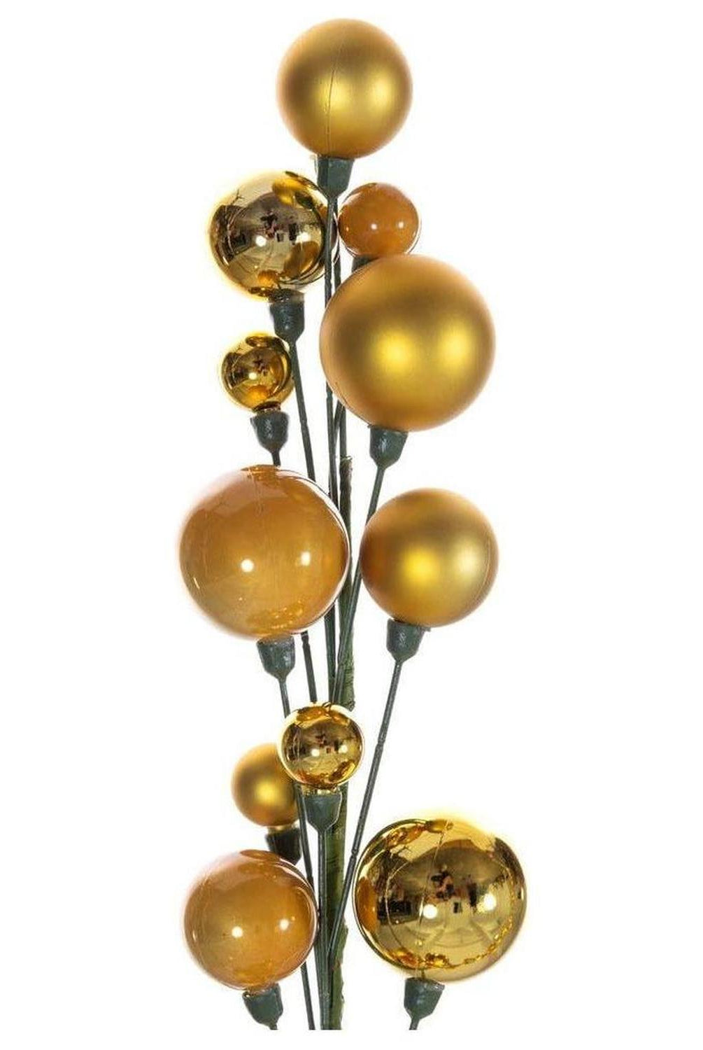 Shop For 6' Ball Branch Garland: Gold
