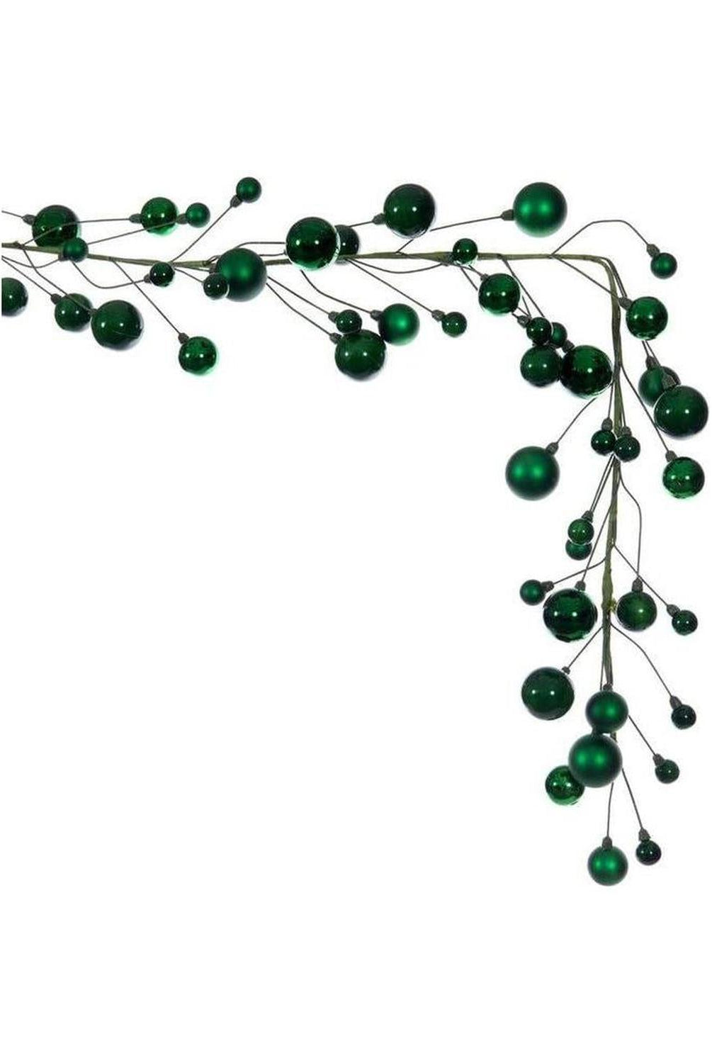 Shop For 6' Ball Branch Garland: Green