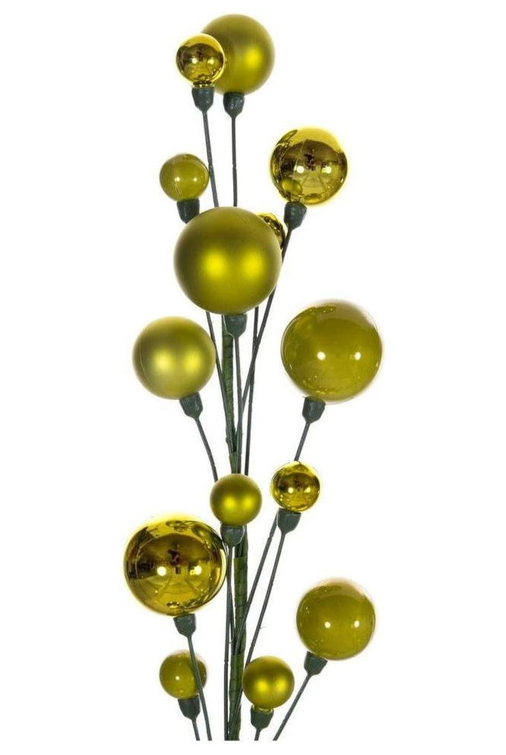Shop For 6' Ball Branch Garland: Lime Green