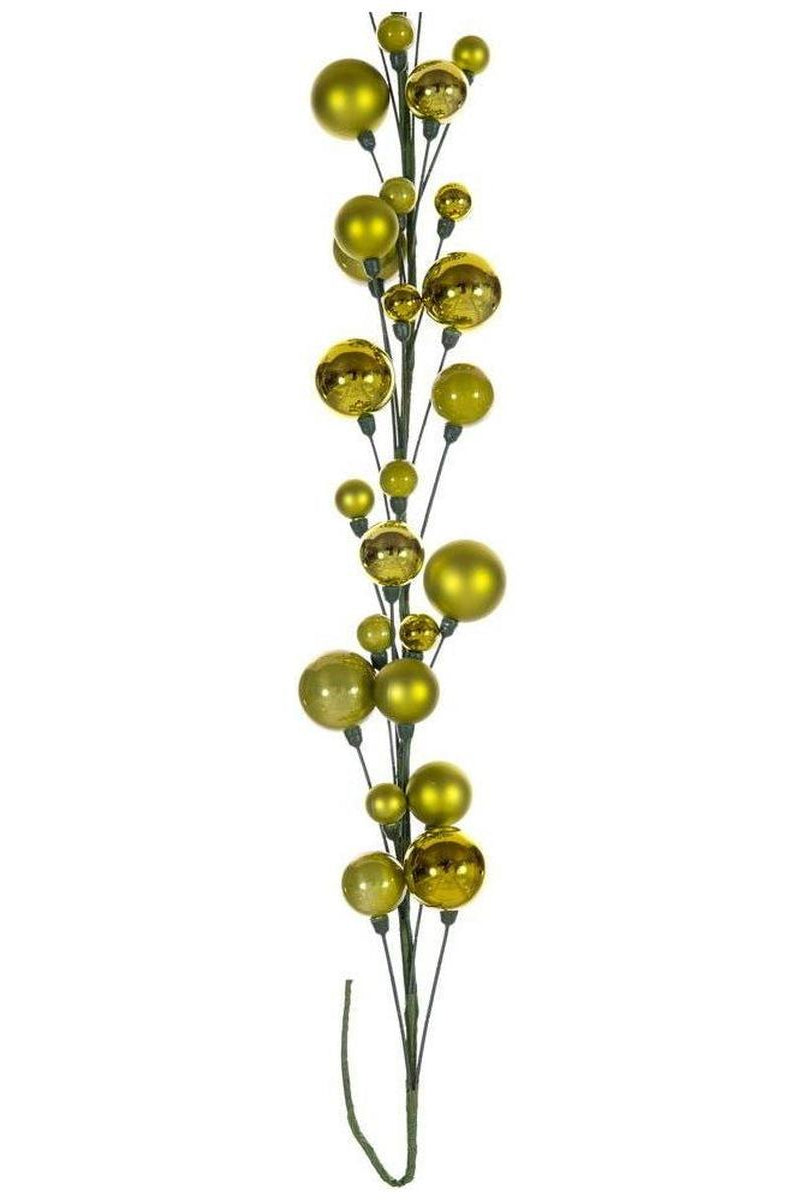 Shop For 6' Ball Branch Garland: Lime Green