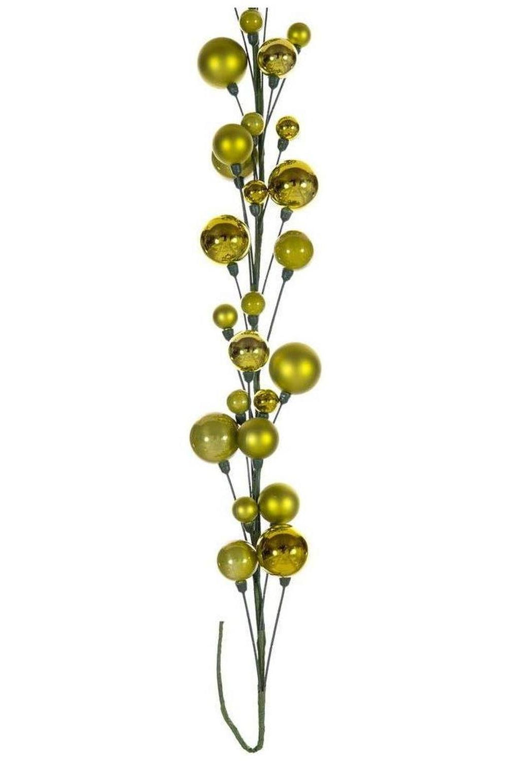 Shop For 6' Ball Branch Garland: Lime Green