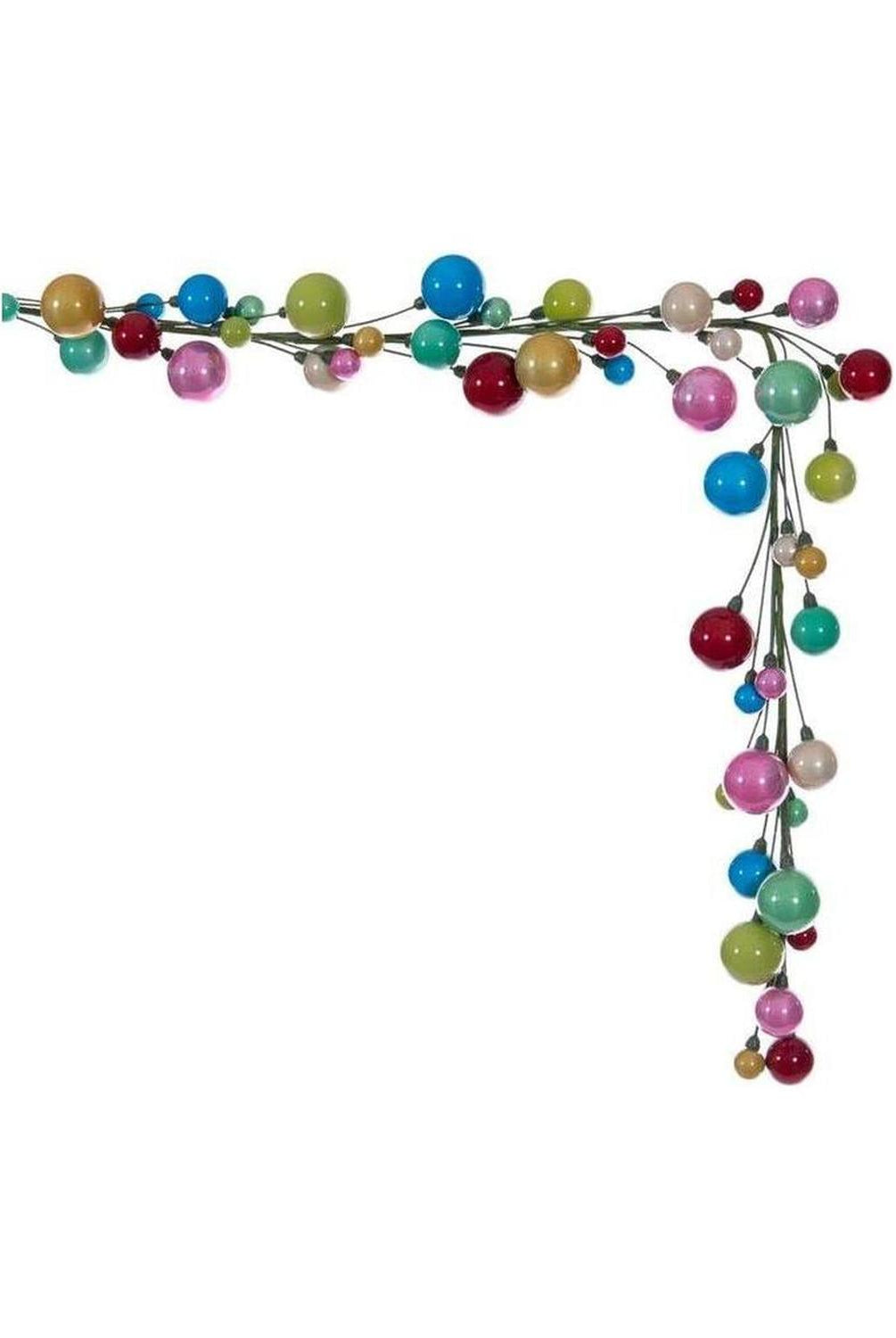Shop For 6' Ball Branch Garland: Multicolor