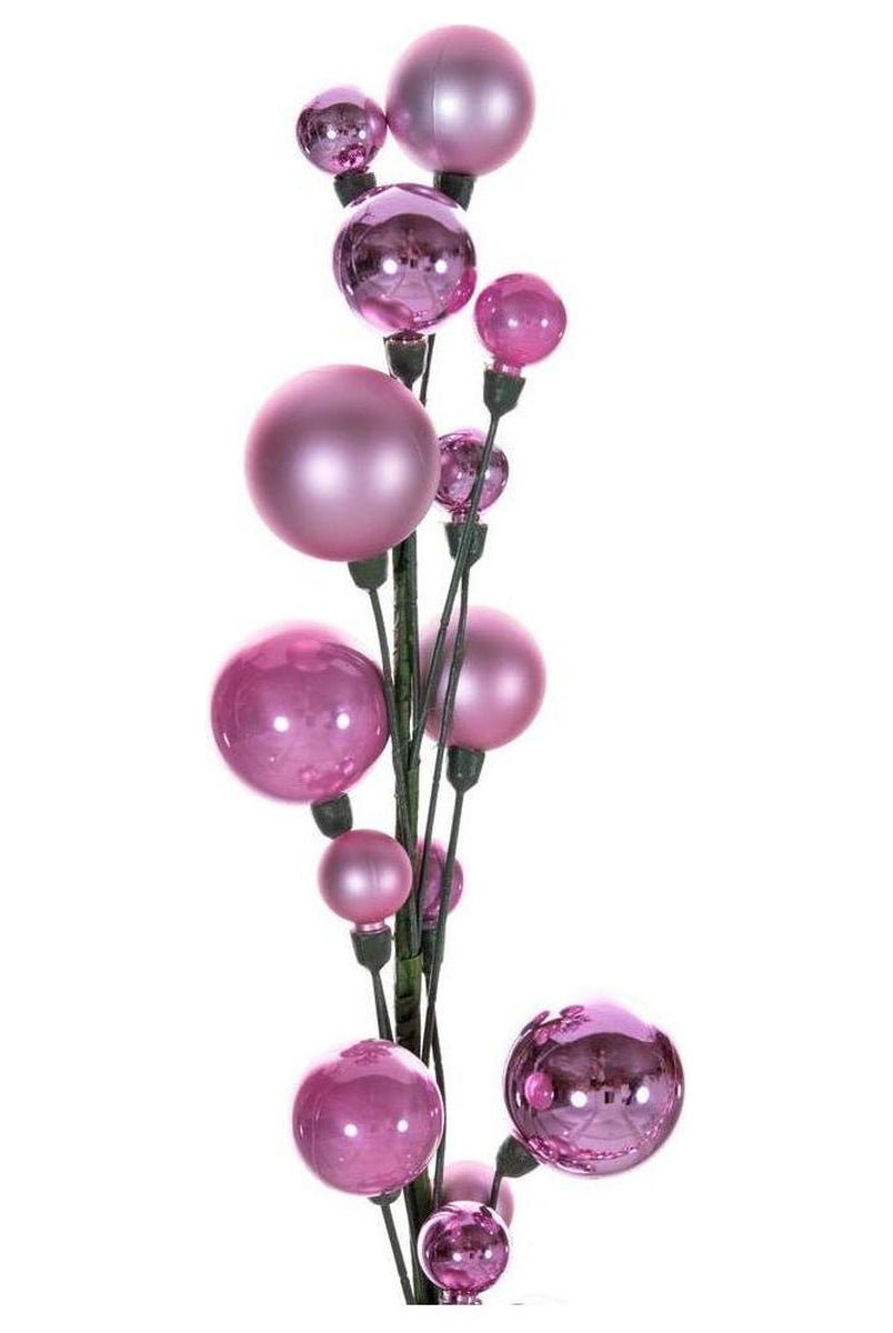 Shop For 6' Ball Branch Garland: Pink