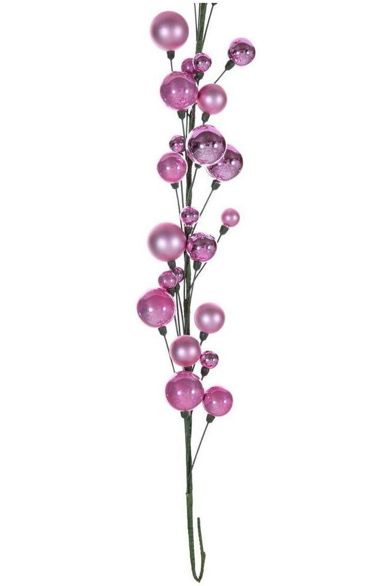 Shop For 6' Ball Branch Garland: Pink