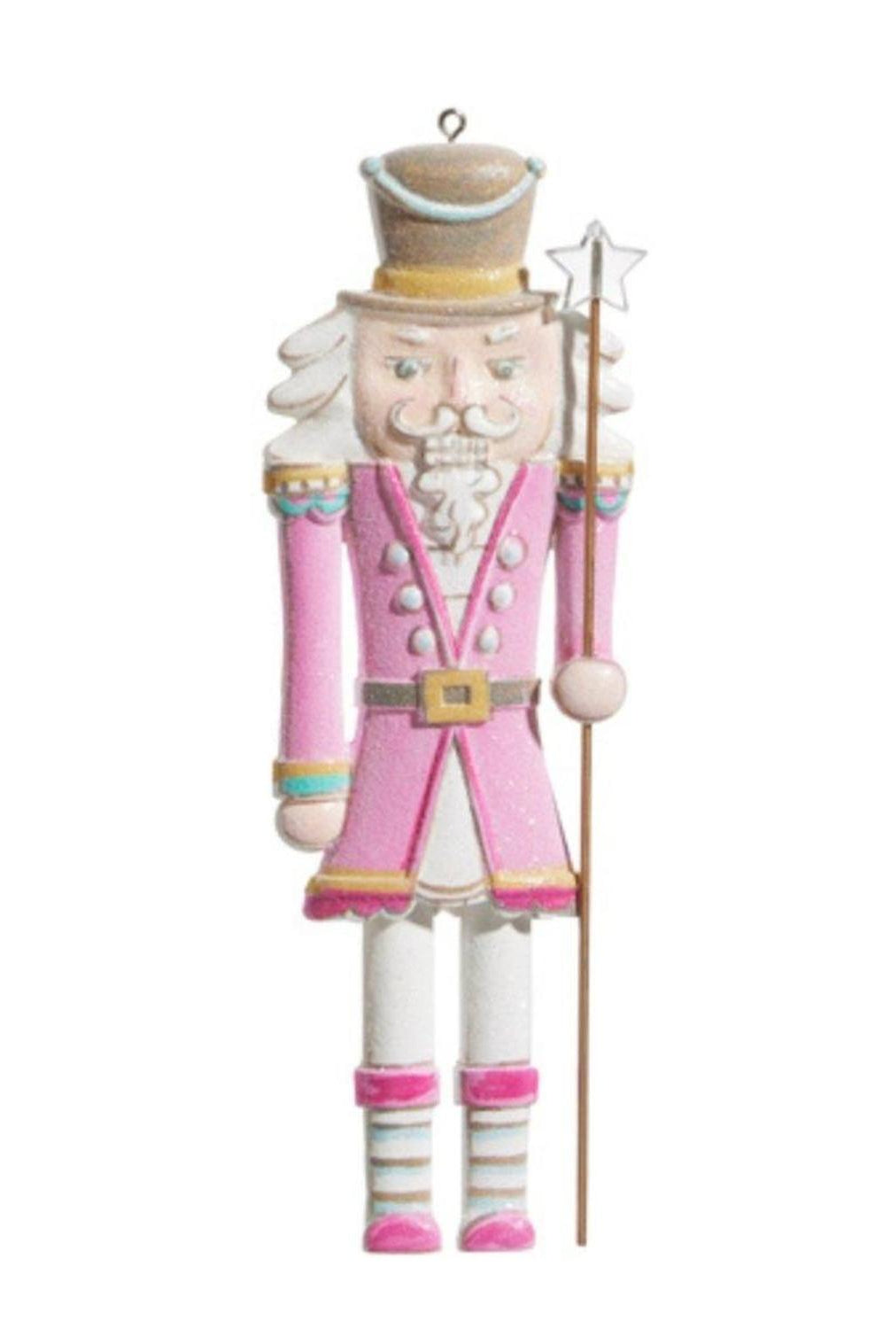 6" Blushing Nutcracker Ornament