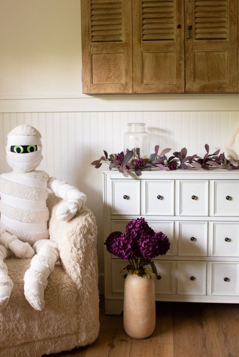 Shop For 6’ Fall Laurel Leaf with Berries Artificial Garland (Set of 2)