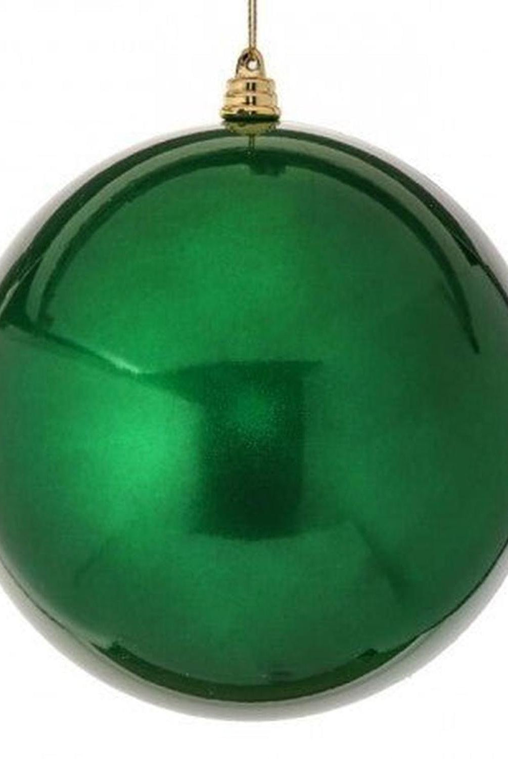 6" Green Candy Apple Ball Ornament