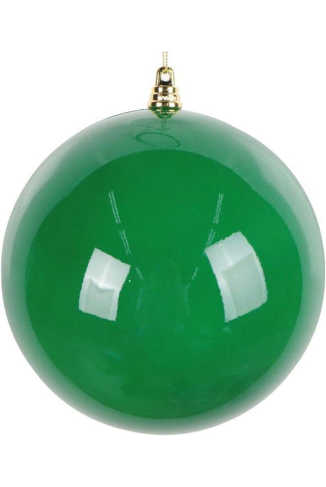 Shop For 6" High - Gloss Ball Ornament: Green